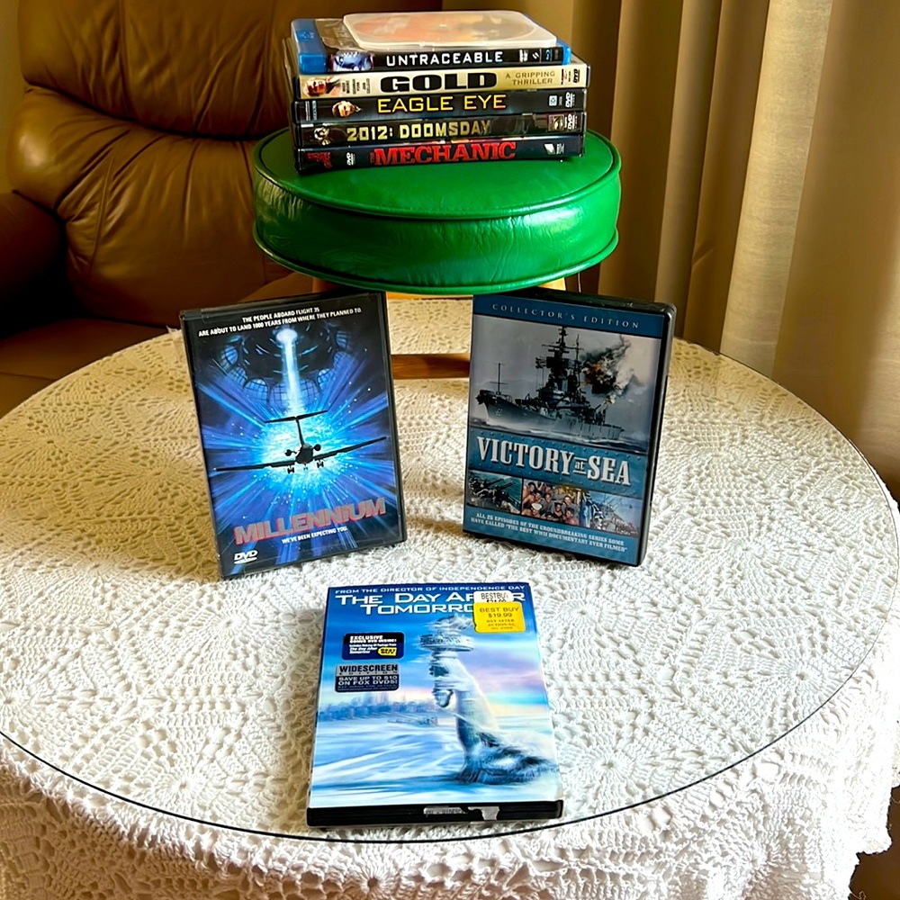Thriller and Suspense DVDS for Your Enjoyment - 9 DVDS - Bundle